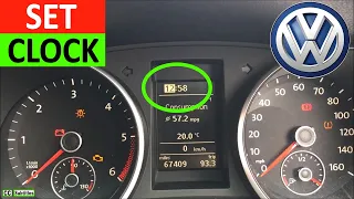 How to set Clock on VW Golf - How to set Time on VW Golf
