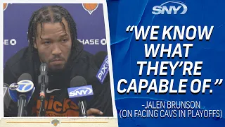 Jalen Brunson previews Knicks playoff matchup with Cavaliers, addresses Mark Cuban's comments | SNY