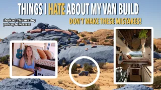 Don't make these same van conversion mistakes | How I feel about my build after 15 months