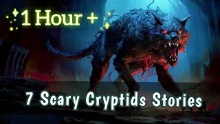 7 True Cryptids Horror Stories In Winter With Fireplace  (1 Hour + )