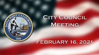 City Council Meeting: February 16, 2021