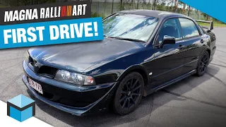 Mitsubishi Magna Ralliart First Drive! This Aussie 180kW 6G74-powered manual sedan is a screamer!