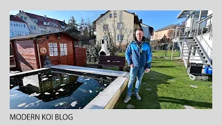 Modern Koi Blog #5143 - Manuels 20.000 Liter Teich und wie es dazu kam