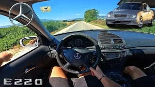 Mercedes-Benz E220 CDI W211 2003 (150HP) - POV Drive