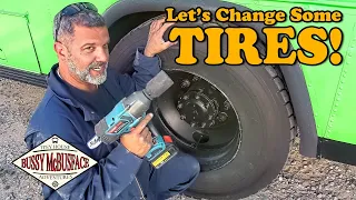 Save $$$ by Changing your own Skoolie Tires!