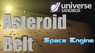 ASTEROID BELT - Ceres/Vesta/Hygiea/Pallas - Space Engine/Universe Sandbox 2