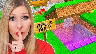 I Found a GIRLS ONLY Minecraft Server!