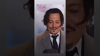 Johnny Depp interviewed at the premiere screening of "Jeanne Du Barry" in London on April 15, 2024