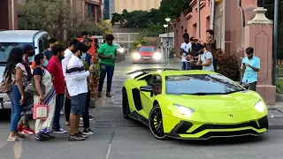 Lamborghini LOUD EXHAUST and ACCELERATION | Aventador in INDIA