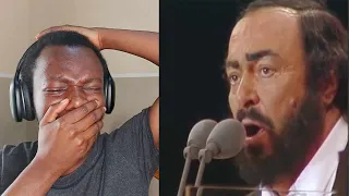 AFRICAN BOY FIRST TIME HEARING LUCIANO PAVAROTTI - NESSUN DORMA REACTION