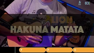 Hakuna Matata - Le roi lion - Play Along Ukulélé Tutoriel