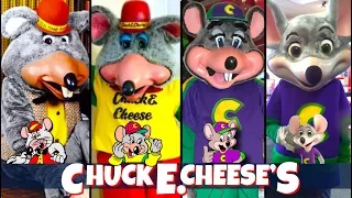 Evolution of Chuck E Cheese! | Chuck E Cheese Character History