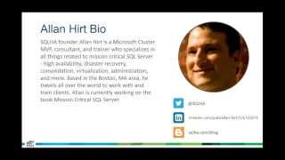 24HoP - What’s New for High Availability in SQL Server 2016...  - Allan Hirt