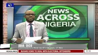 News Across Nigeria: Gov Ikpeazu Swears In Commissioners