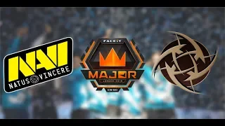 Na'Vi vs NiP. Нави уничтожают NIP на FACEIT Major London 2018