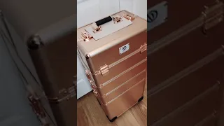 Amazon's Byootique 4 in 1 Rose Gold Nail Tech | MUA trolley traveling case