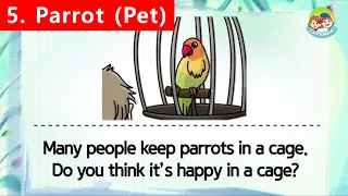 80 Animals | Unit 5 - Pet | Parrot