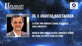 Dr. V.Anantha Nageswaran @ifagalaxy 11th Knowledge Summit.