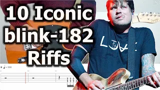 10 Iconic blink-182 Riffs | Guitar Tabs Tutorial