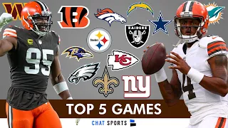 Cleveland Browns Top 5 Most Important Games For 2024