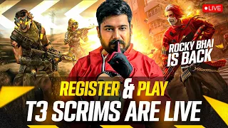 Tier 3 Scrims | Register Live & Play  #gyangaming #nonstopgaming