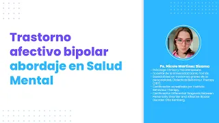 Trastorno afectivo bipolar abordaje en Salud Mental