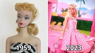 See the year-over-year evolution of Barbie's face from 1959 to 2023