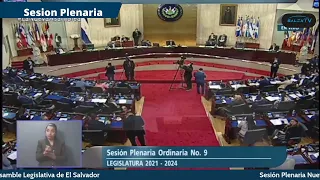 Sesión Plenaria Nueva Asamble Legislativa de El Salvador 6-22-2021(PARTE II)