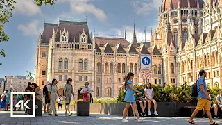 🇭🇺 Budapest, Hungary - Walking Tour (4K UHD 60fps) Summer 2022