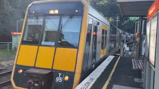 RARE SIGHT !! Tangara t set passing wondabyne train station