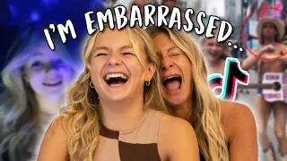 Mom Reacts To My TikToks! *Exposed* | Pressley Hosbach