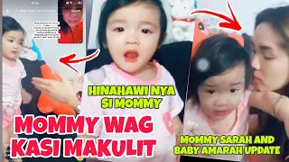 BABY AMARAH UPDATE | MAKULIT SI AMARAH HINAHAWI NYA SI MOMMY SARAH NYA 🥰