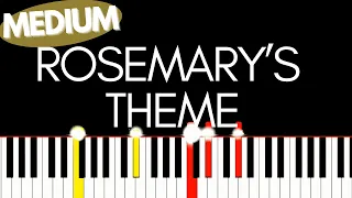 The Giver – Rosemary’s Theme (As played by Jeff Bridges) | Medium Piano tutorial