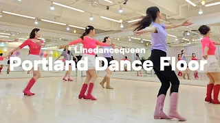 Portland Dance Floor Line Dance l Intermediate l 포트랜드 댄스 플로어 라인댄스 l Linedancequeen l Junghye Yoon