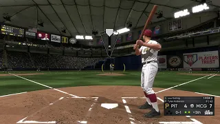 Home run off the foul pole!!! (MLB the show 21