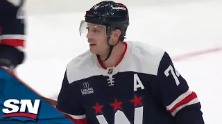 John Carlson Gives Capitals Final Minute Lead With Point Shot Goal