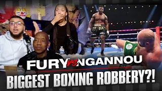 BIGGEST BOXING ROBBERY! | Tyson Fury Defeats Francis Ngannou | Instant Reaction!