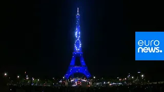 Watch: Eiffel Tower celebrates 130th anniversary with laser show