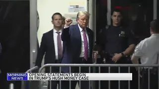 Opening statements begin in Trump's hush money case