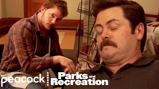 Ron Swanson Loves The Shoe Shine | Parks and Recreation