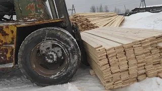 львовский погрузчик. первые испытания.