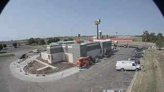 JRAL Construction - McDonalds Exterior Remodel Timelapse, Hutchinson, KS