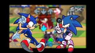 FNF hijacked transmission (VS Sonic.exe) So many Sonic's cover