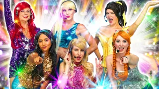 POP STAR PRINCESSES. (Ariel, Elsa, Belle, Jasmine, Anna and Aurora) Totally TV Parody
