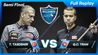 Semi Final - Tayfun TASDEMIR vs Quyet Chien TRAN (Ankara World Cup 3-Cushion 2022)