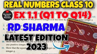 RD Sharma Class 10 Solutions Chapter 1 Real Numbers Ex 1.1 Q1 to Q14 From Latest Edition Book 2023