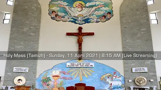 (TAMIZH) Holy Mass - Sunday, 11 April 2021 | Live Streaming 8:15 AM | Rev. Fr. Saminathan Selvam