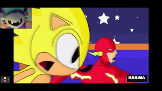 Meta Knight Reacts to Sonic Vs The Flash (The Red Blue Blur) (Part 2)