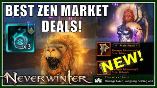 Top 3 Items to Buy w/ Zen: BEST Coal Mote Deal! - NEW Masterwork Weapon Updates - Neverwinter