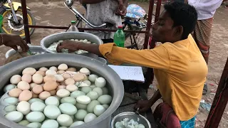 People with disabilities make a living by selling eggs | Bangladeshi street food |